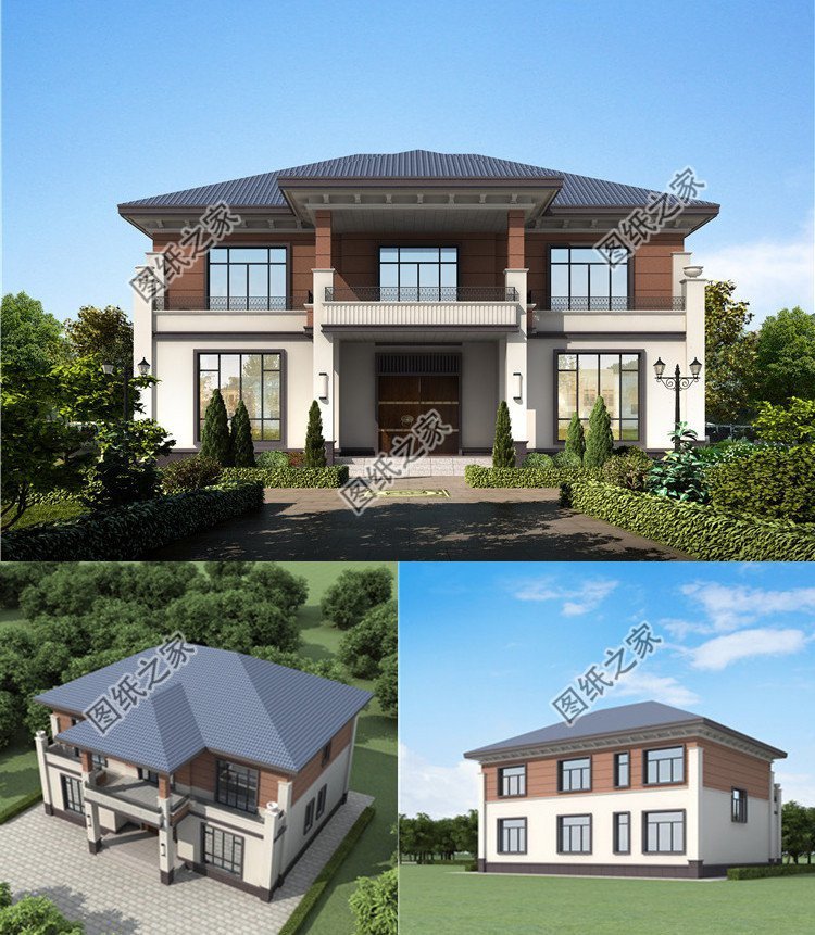 新中式二層好看自建房設(shè)計(jì)，超越經(jīng)典農(nóng)村建房最佳戶型