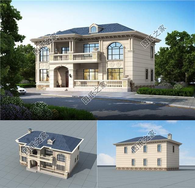 二層戶型別墅設(shè)計(jì)，滿足大部分家庭建房需求，造價(jià)經(jīng)濟(jì)合適