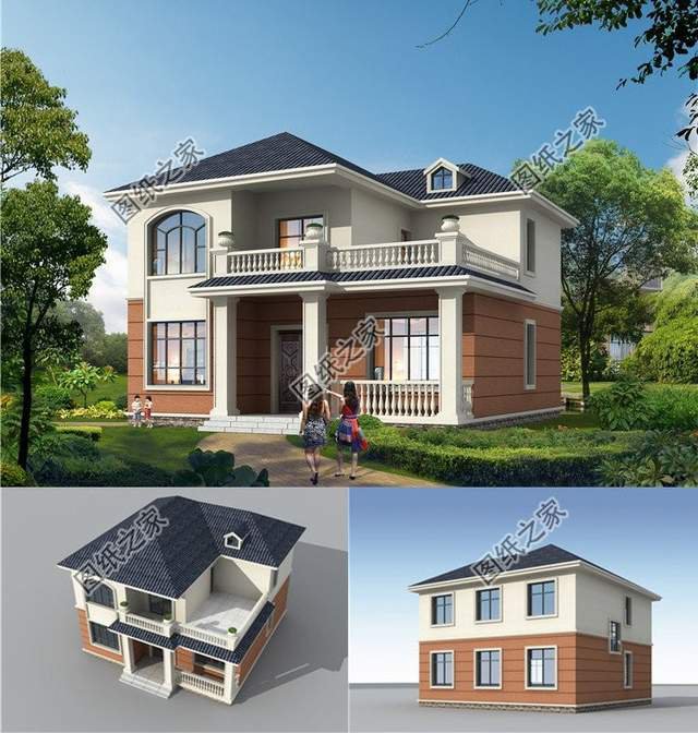 兩款占地方正農(nóng)村建房推薦，戶型簡(jiǎn)單實(shí)用，人人都能蓋