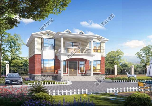 歐式二層別墅推薦，滿滿的西方元素，用心打造最實(shí)用的農(nóng)村住宅