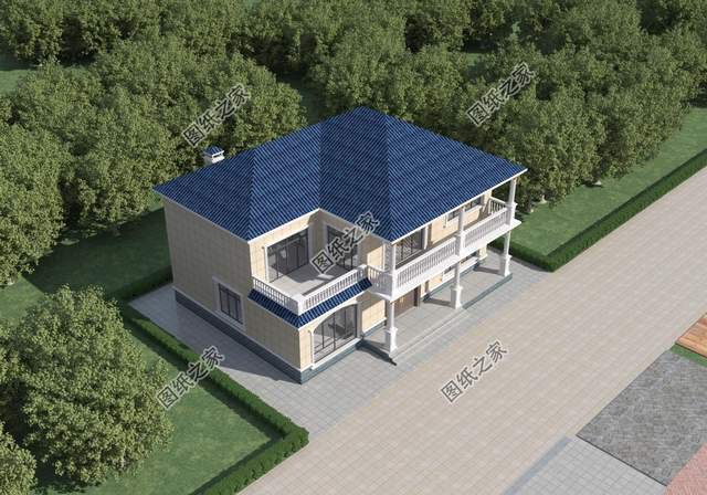 歐式二層別墅推薦，滿滿的西方元素，用心打造最實(shí)用的農(nóng)村住宅