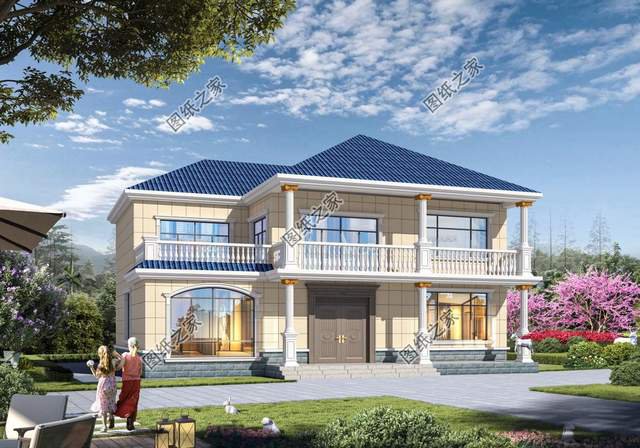 歐式二層別墅推薦，滿滿的西方元素，用心打造最實(shí)用的農(nóng)村住宅