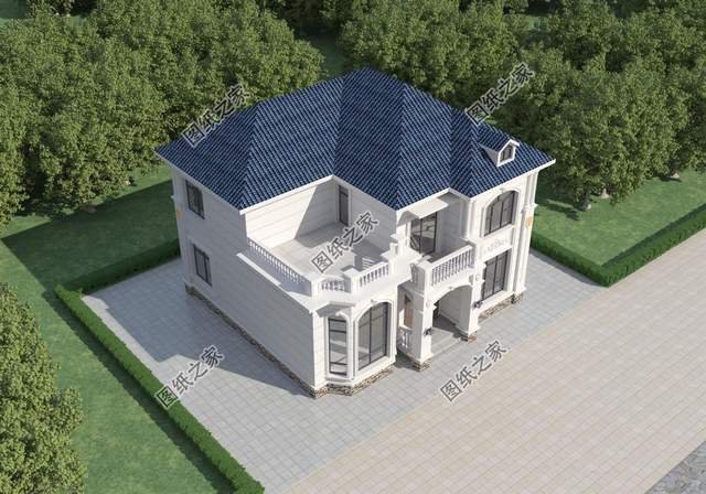 歐式二層別墅推薦，滿滿的西方元素，用心打造最實(shí)用的農(nóng)村住宅