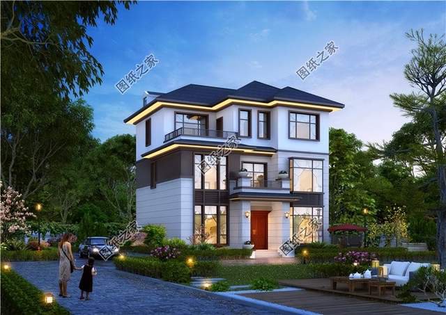 農村三層別墅設計推薦，三世同堂生活不擁擠，大戶人家建房必看