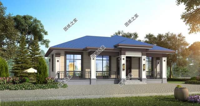 鄉(xiāng)村一層自建養(yǎng)老房推薦，簡(jiǎn)單好看造價(jià)不高，很合爸媽的口味