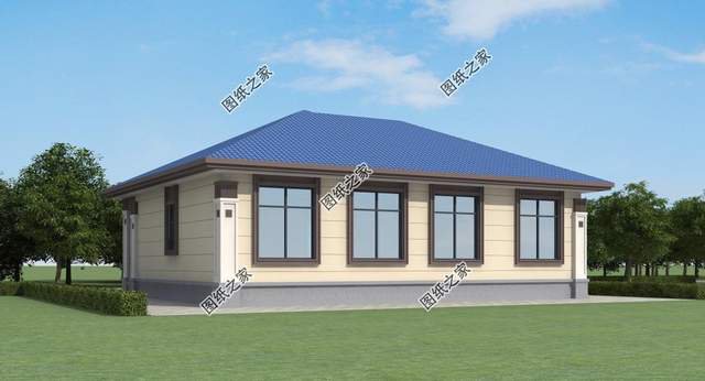 鄉(xiāng)村一層自建養(yǎng)老房推薦，簡(jiǎn)單好看造價(jià)不高，很合爸媽的口味