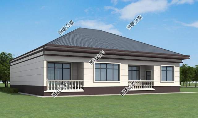 鄉(xiāng)村一層自建養(yǎng)老房推薦，簡(jiǎn)單好看造價(jià)不高，很合爸媽的口味