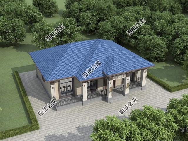 鄉(xiāng)村一層自建養(yǎng)老房推薦，簡(jiǎn)單好看造價(jià)不高，很合爸媽的口味