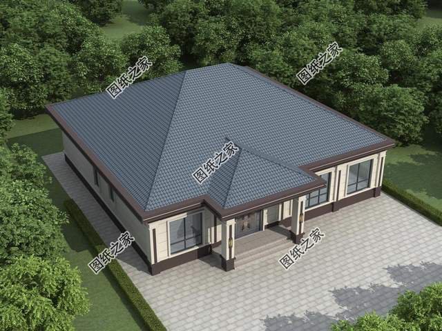 鄉(xiāng)村一層自建養(yǎng)老房推薦，簡(jiǎn)單好看造價(jià)不高，很合爸媽的口味