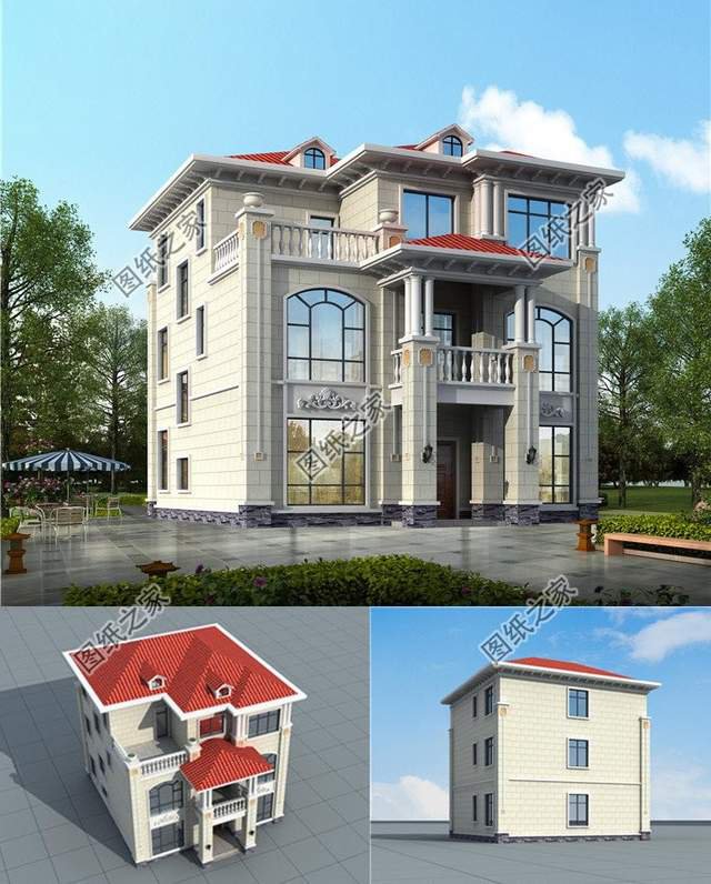 三層自建房設(shè)計，大戶人家建房必看款式，一起來看看吧