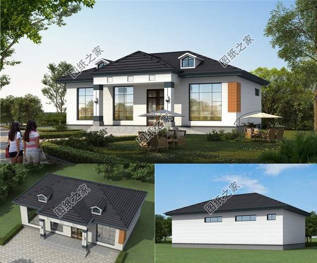 一層自建房設(shè)計(jì)，農(nóng)村小家庭最愛(ài)的戶型，造價(jià)低經(jīng)濟(jì)實(shí)用