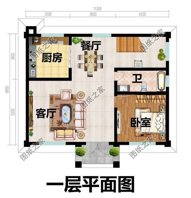 農(nóng)村百來(lái)平別墅設(shè)計(jì)，小而精致功能齊全，快快拿去參考