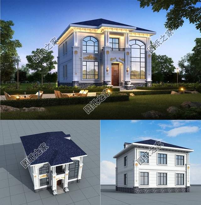 農(nóng)村自建別墅設計，以實用為主外觀經(jīng)典大氣，深受老百姓的喜愛