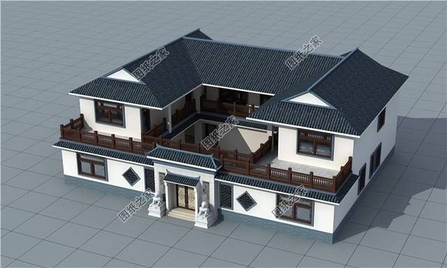 農(nóng)村四合院別墅設計，一百年不過時，建一棟傳承三代人沒問題