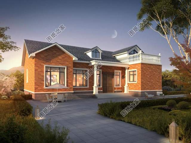 極好的一層住宅設(shè)計(jì)，經(jīng)濟(jì)實(shí)用造價(jià)不高，性價(jià)比最高的戶型