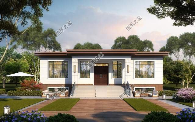 農村一層圖紙設計，滿足家里老人的養(yǎng)老需求，踏實接地氣