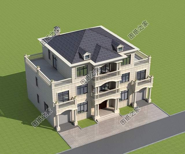 三層帶地下室農(nóng)村別墅，增加使用空間，既防潮還能儲(chǔ)物