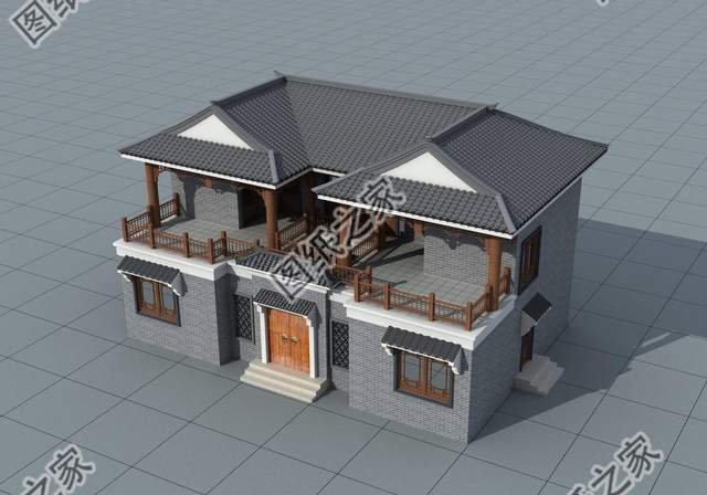 3款中式別墅設(shè)計，布局符合現(xiàn)代人的生活習(xí)慣，外觀頗有大家風(fēng)范