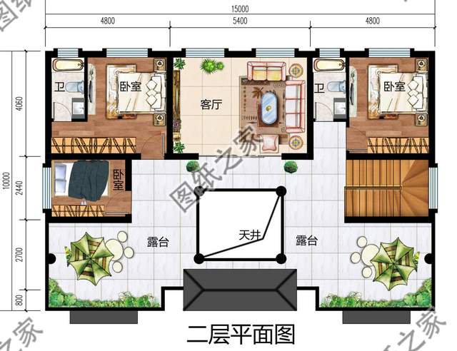 3款中式別墅設(shè)計，布局符合現(xiàn)代人的生活習(xí)慣，外觀頗有大家風(fēng)范