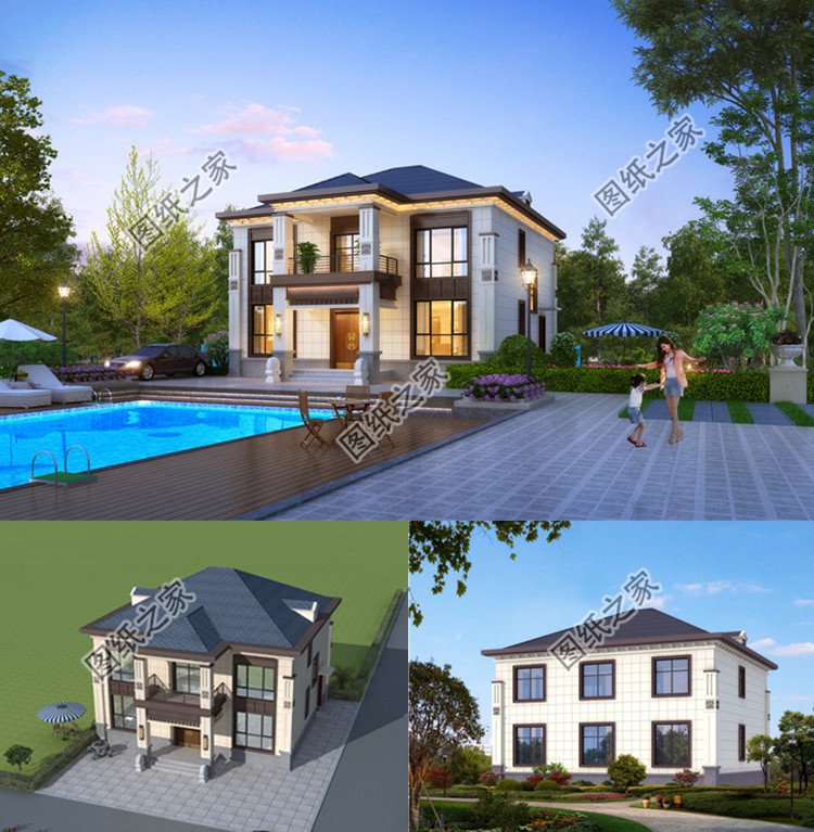 農(nóng)村二層別墅設(shè)計(jì)圖效果圖