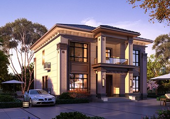 適合農(nóng)村建的二層別墅設計圖，簡約美觀，讓人心動不已