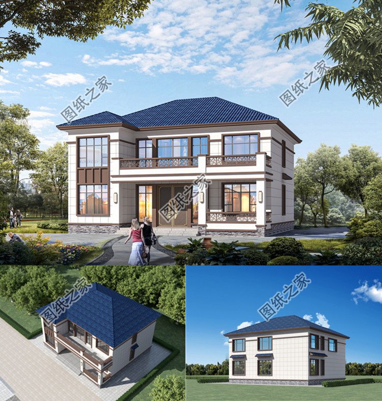新款二層別墅設(shè)計(jì)圖效果圖