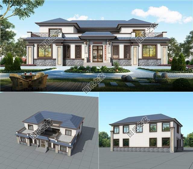 宅基地大一定要建一棟中式住宅，大氣又實(shí)用一百年不過時(shí)