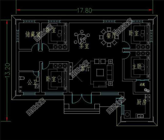 鄉(xiāng)村一層自建養(yǎng)老房設(shè)計(jì)，造價(jià)不高性價(jià)比極高，舒適地拉滿房間
