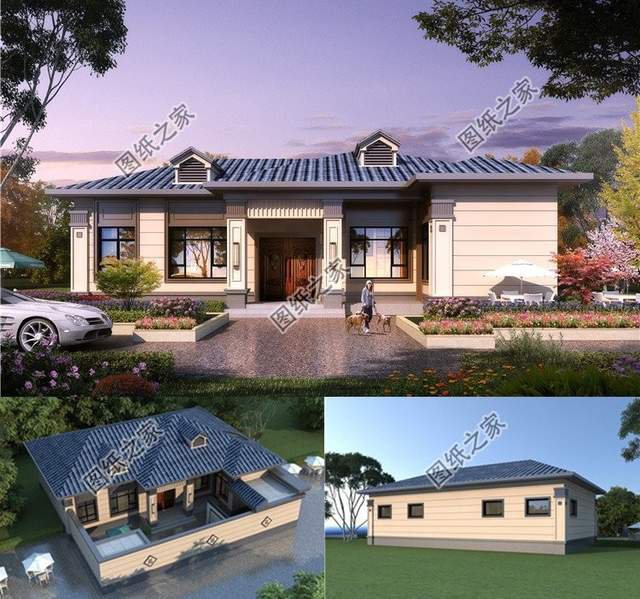 鄉(xiāng)村一層自建養(yǎng)老房設(shè)計(jì)，造價(jià)不高性價(jià)比極高，舒適地拉滿房間