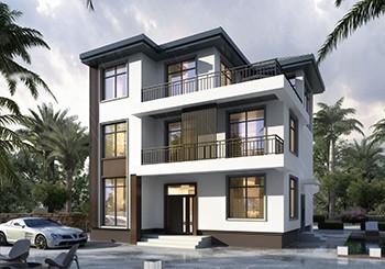 小戶型三層現(xiàn)代風(fēng)別墅設(shè)計圖，可別再說農(nóng)村不適合現(xiàn)代風(fēng)了