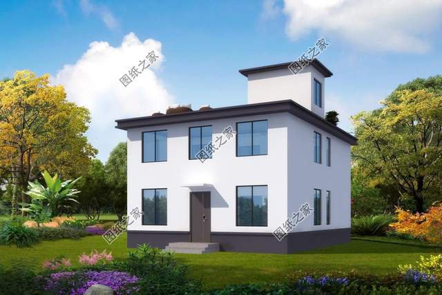 現(xiàn)代風農村自建別墅推薦，潮流時尚的外觀造型，擊中年輕人的內心