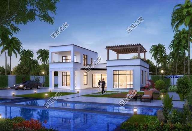 現(xiàn)代風農村自建別墅推薦，潮流時尚的外觀造型，擊中年輕人的內心