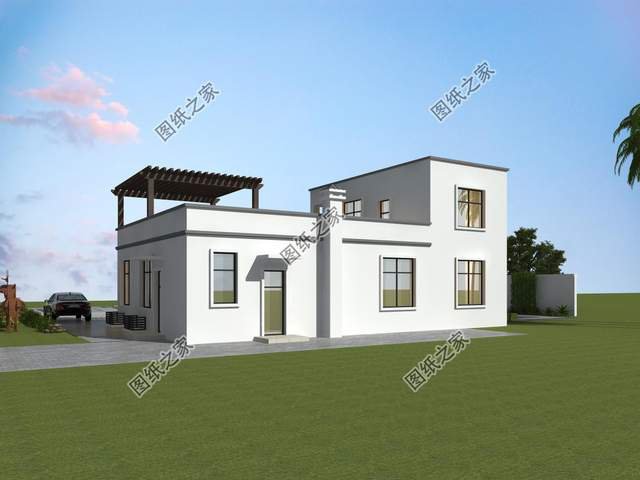 現(xiàn)代風農村自建別墅推薦，潮流時尚的外觀造型，擊中年輕人的內心