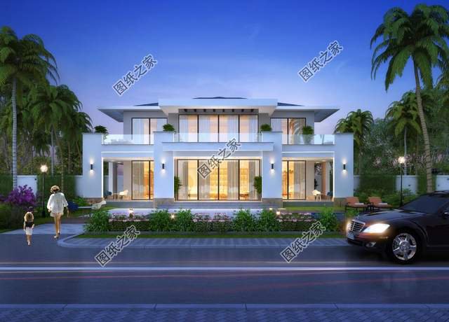 現(xiàn)代風農村自建別墅推薦，潮流時尚的外觀造型，擊中年輕人的內心