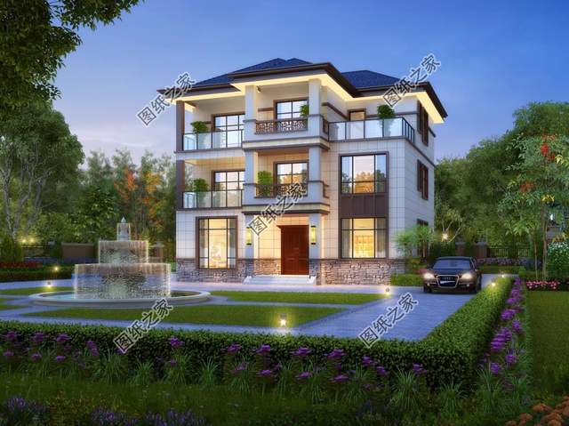 農(nóng)村三層別墅，新中式風建一棟傳承三代人不過時，一起來看看吧