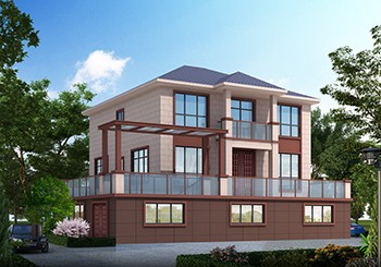 回農(nóng)村建帶架空層別墅，這樣的設(shè)計很實用，不返潮、不怕積雨