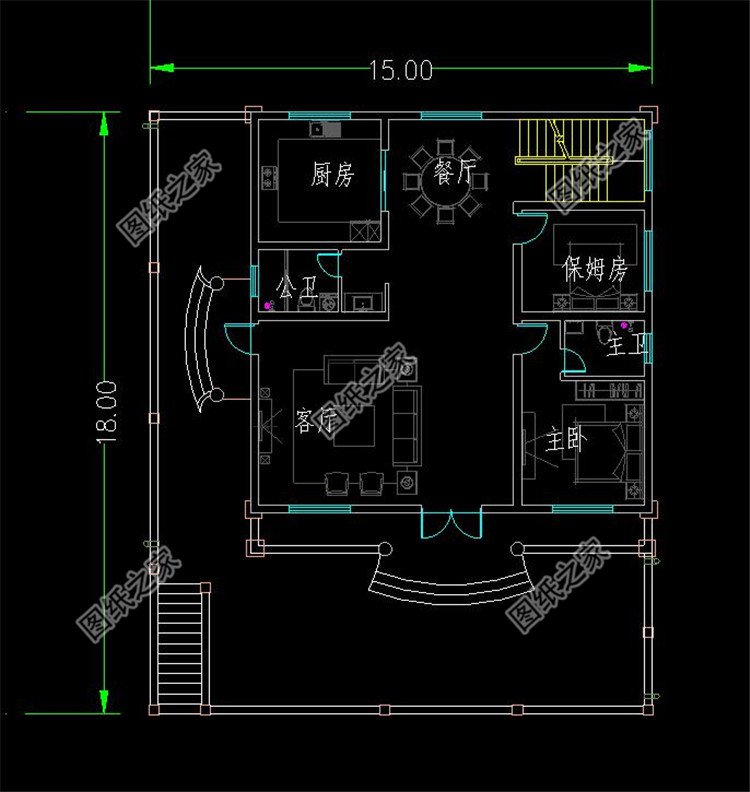 帶架空層的別墅設(shè)計(jì)圖布局2