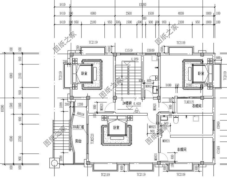 帶架空層的四層別墅布局3