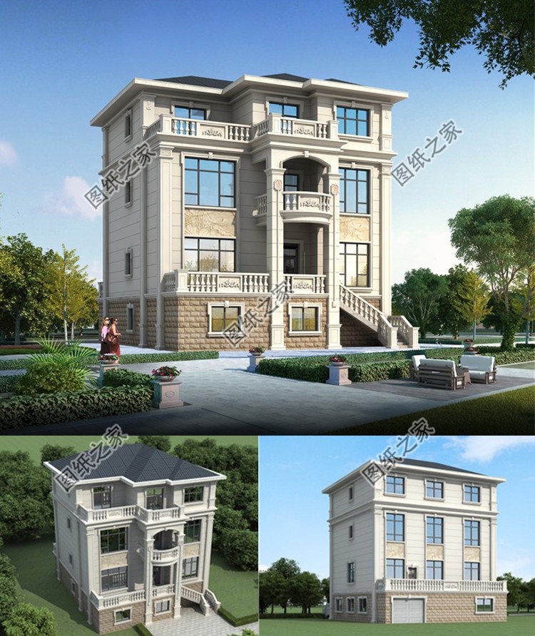 帶架空層的別墅設(shè)計(jì)圖效果圖