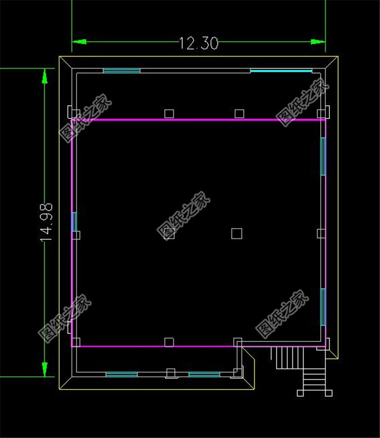 帶架空層的別墅設(shè)計(jì)圖布局1