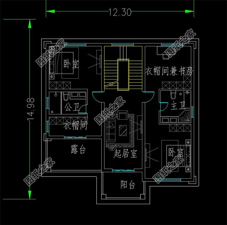 帶架空層的別墅設(shè)計(jì)布局4