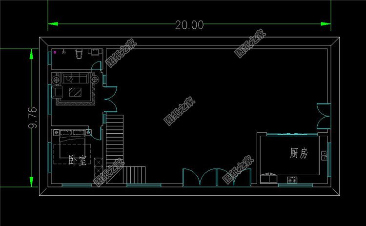 農(nóng)村四層帶架空層別墅布局1
