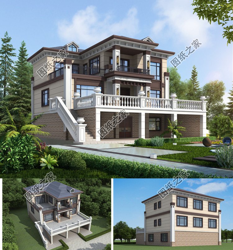 農(nóng)村自建房別墅設(shè)計(jì)圖效果圖