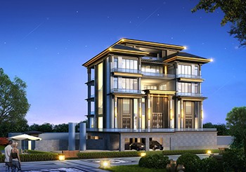 帶架空層的四層別墅設(shè)計(jì)圖，有錢(qián)人回農(nóng)村建房必選