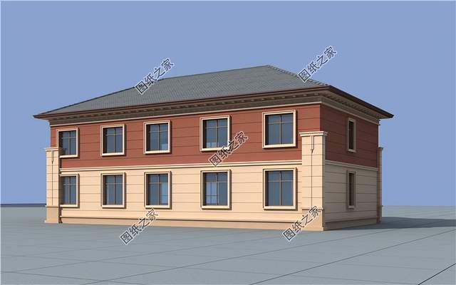 鄉(xiāng)村自建別墅效果圖，戶型方正外觀好看大氣，內(nèi)部布局更合理