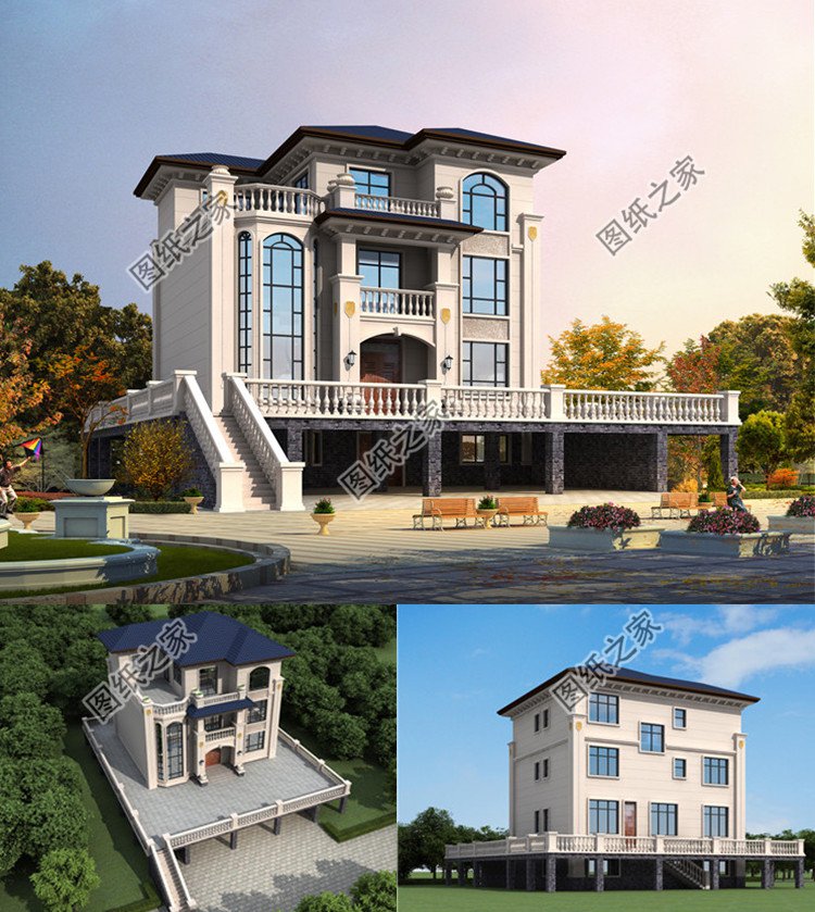 帶架空層的圖紙設(shè)計方案效果圖