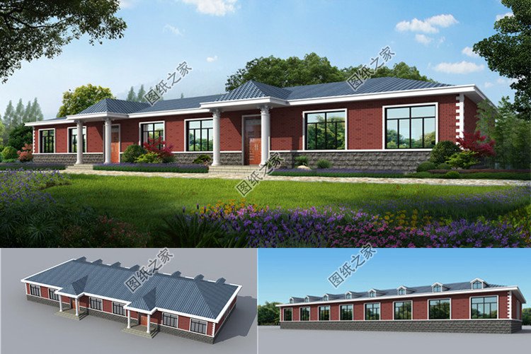 便宜雙拼別墅設(shè)計圖效果圖