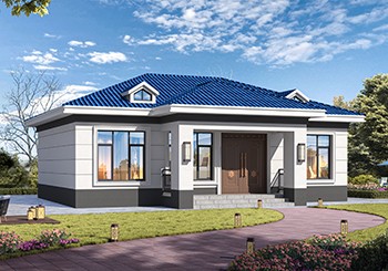 省錢(qián)美觀(guān)一層自建房子設(shè)計(jì)圖，父母養(yǎng)老住很適合