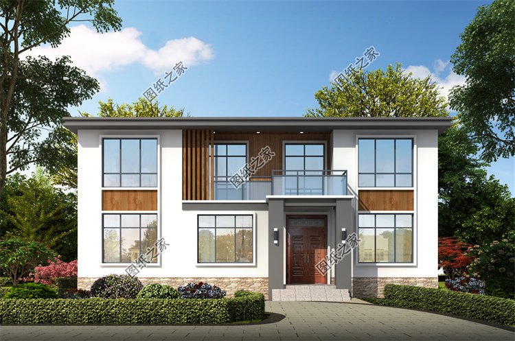 現(xiàn)代風(fēng)二層別墅效果圖設(shè)計(jì)案例