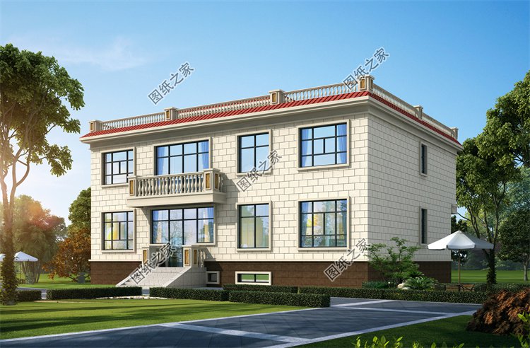 現(xiàn)代風(fēng)二層別墅效果圖設(shè)計(jì)案例